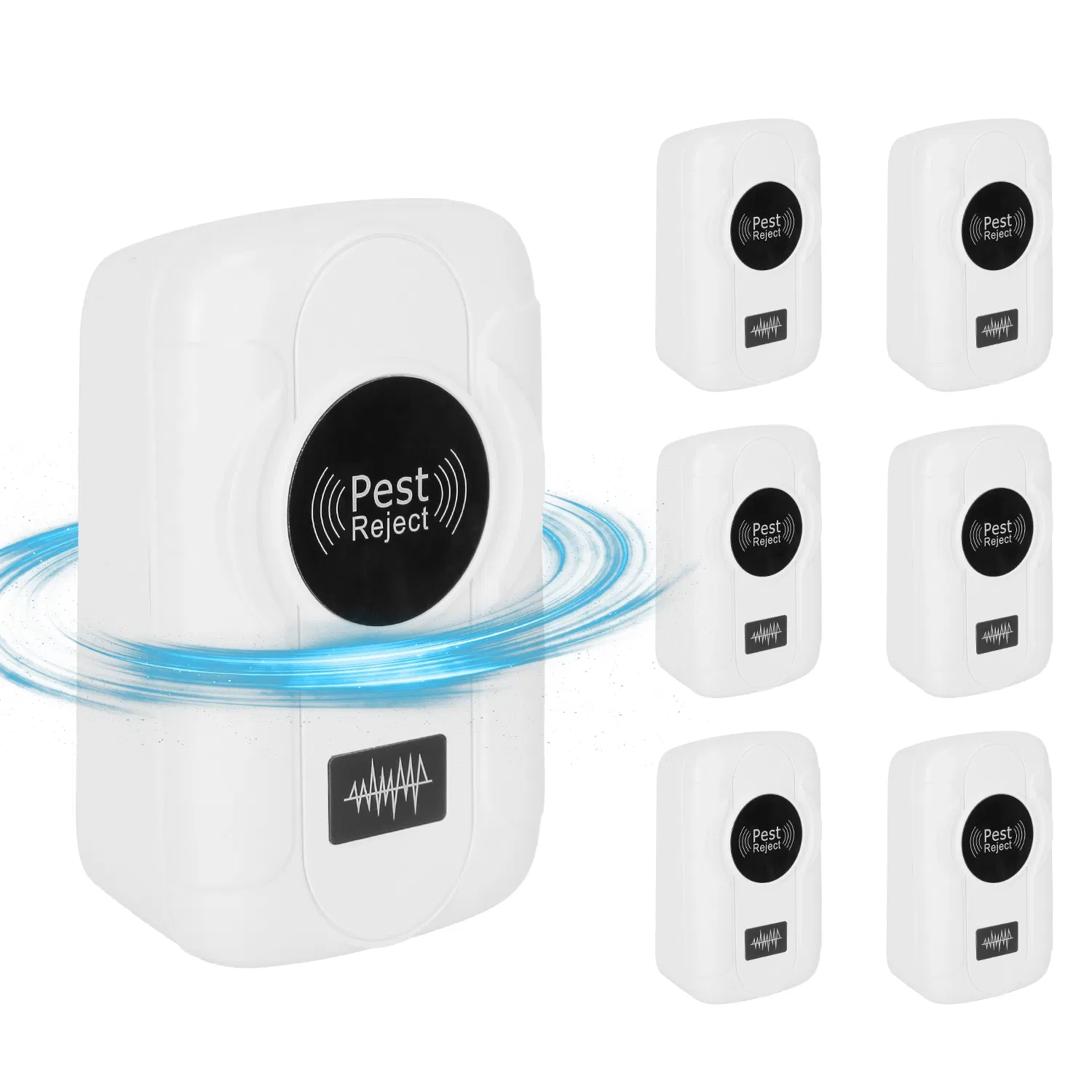 6 Piezas Repelente de Insectos Ultrasonido 32-120KHz con 3 Modos para Interior - Plugs de Pared para Control de Mosquitos, Roedores y Ratones en Habitación, Garaje, Almacén y Oficina — imagen 11