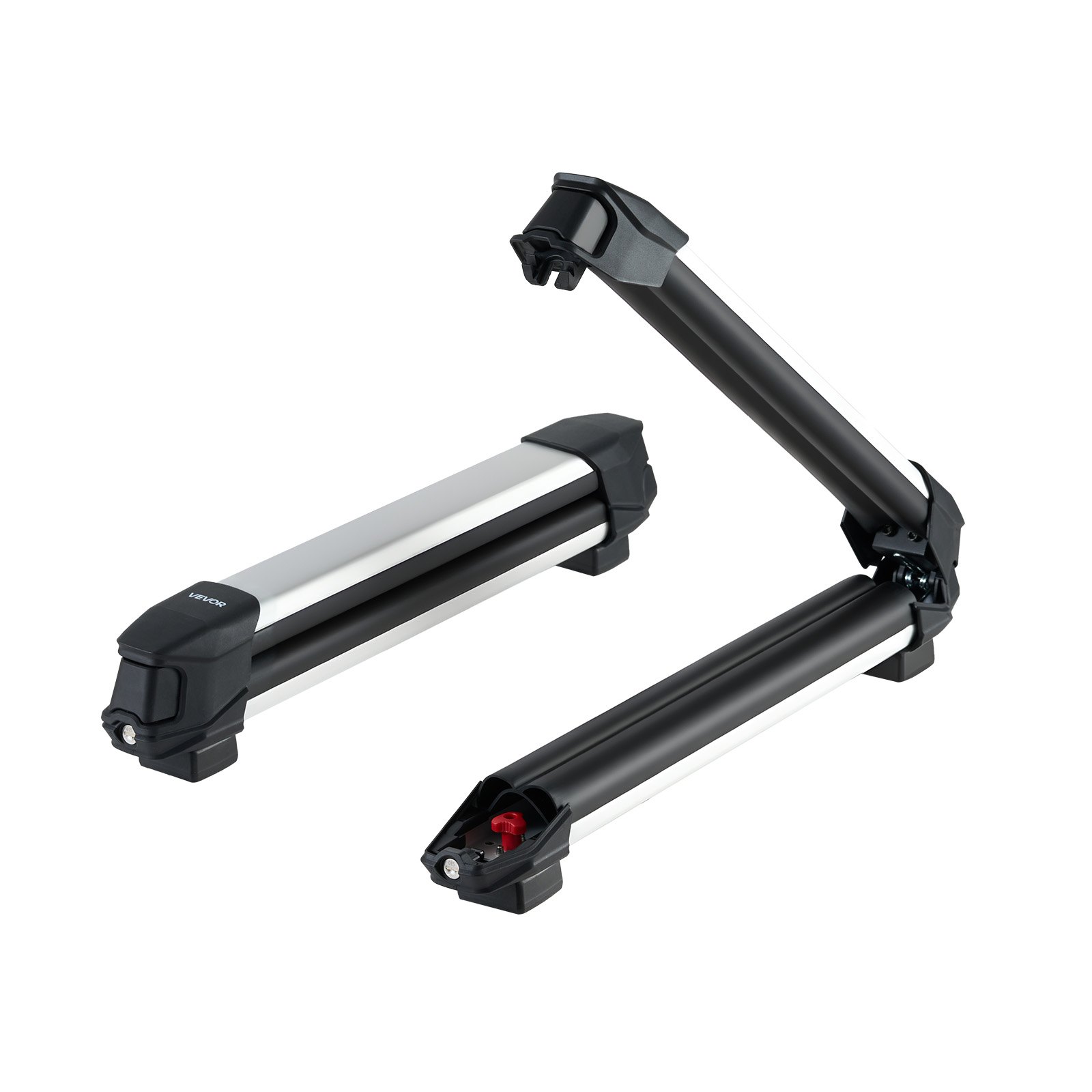 Sistema de Transporte para Esquí y Snowboard en Techo: Lleva hasta 4 Pares de Esquis o 2 Tablas de Snowboard, Soporte Universal de Aluminio con Cerradura y Aislamiento de Goma — imagen 1