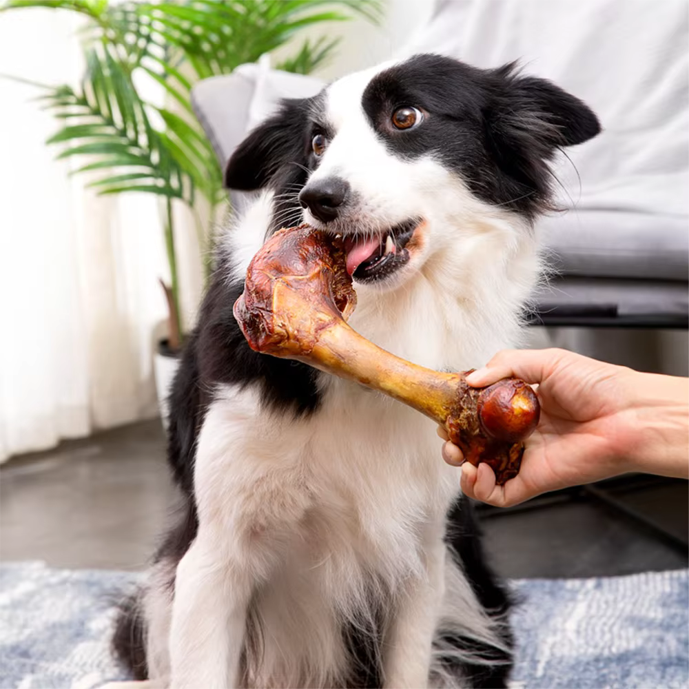 5.29-6.70oz/(150-190g) 6.30in/16cm Hueso de Res Grande, Ingredientes 100% Naturales, Premios Naturales para Perro, Saludable, Fácil de Digerir — imagen 2