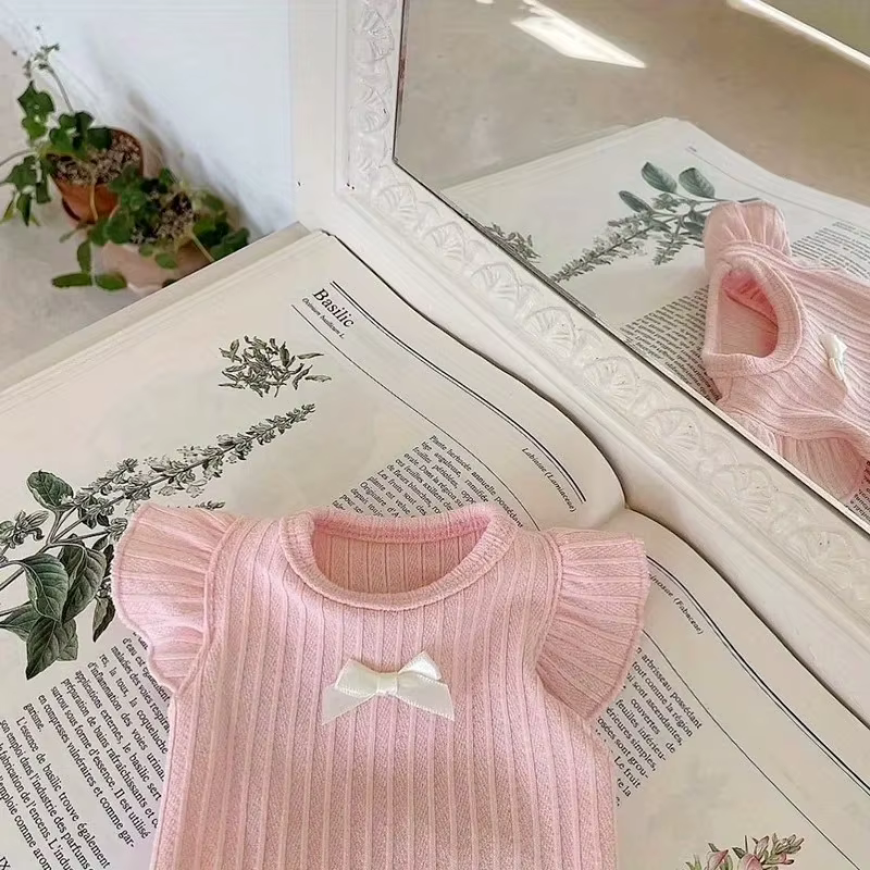 Chaleco Adorable para Perro con Nudo de Lazo, Verano, Transpirable, 2 Piernas, Ropa para Mascotas, Ropa de Osito de Peluche, Camiseta de Pecho Ligera, Ropa para Cachorros — imagen 6