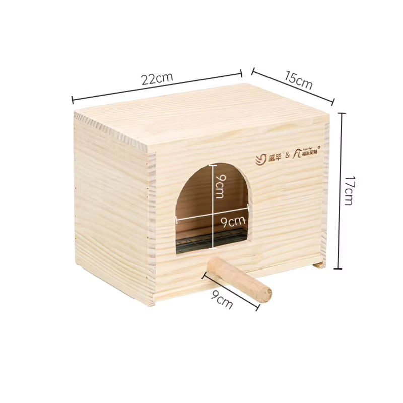 Casa de Pájaros en Madera para Reproducción de Aves Accesorios para Mascotas Decoración de Balcón — imagen 5