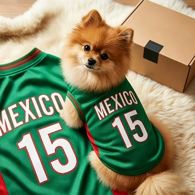 Camiseta de Fútbol Ligera para Perros Verano Transpirable Malla Suave — imagen 2