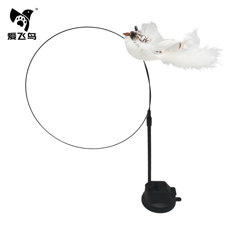 Juego Interactivo de Pájaro Simulado con Super Pegamento y Plumas para Entretenimiento de Gatos Pequeños — imagen 13
