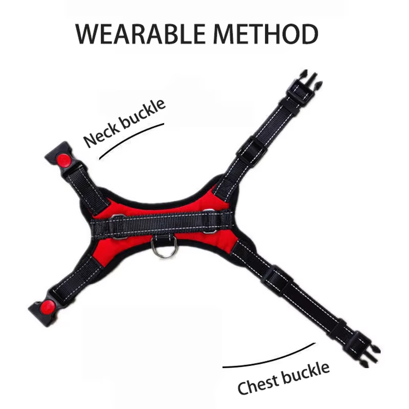 Vestido de Tela para Perros con Cierre Rápido - Almohadilla Respirable para Mascotas Caninas - Material Nylon - Ajustable para Actividades al Aire Libre — imagen 5