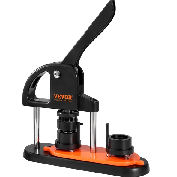 Button Maker Machine, 0.98 Inch 25mm Pin Maker With 500pcs Button Parts, Button Maker With Panda Magic Book, Ergonomic Arc Handle Punch Press Kit, For Children DIY Gifts And Christmas — imagen 11
