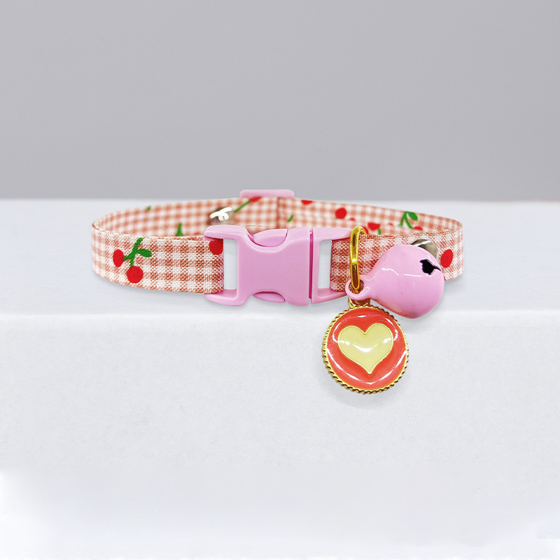 Collar con Campana de Punto Polka para Gatos y Perros Pequeños, Accesorio de Moda para Mascotas — imagen 8