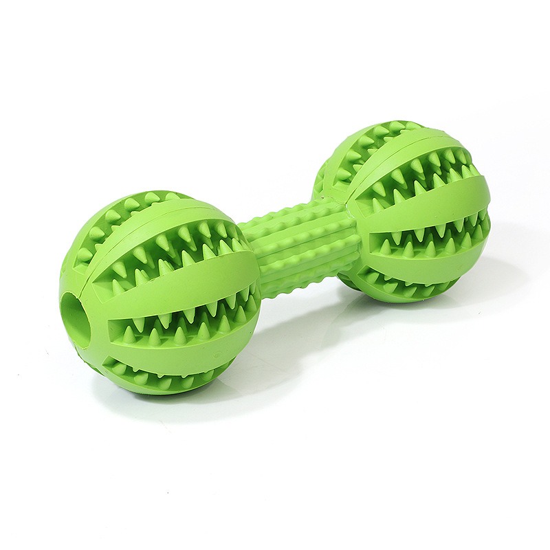 Dog Rubber Ball Dog Tooth Cleaning and Grinding Rubber Stoppable Snack Toy — image 4