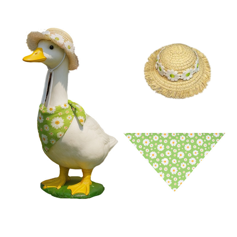 PorchGooseCostume Rustic Resort Porch Goose Funny Outdoor Large Goose Decoration Costume Prop Set — image 4