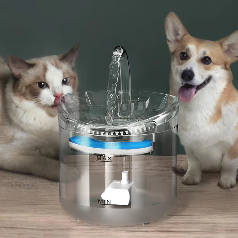 Dispensador de Agua Automático para Mascotas Circulación Inteligente Temperatura Constante Electrodoméstico Silencioso Accesorio de Suministros para Mascotas — imagen 1