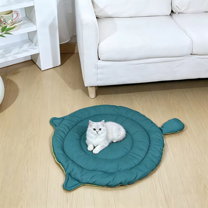 Dog Bed Mat for Sleeping, Big Face Cat Style Cat Bed Pad for All Seasons, Soft Breathable Washable Pet Cushion for Cats Dogs — image 2