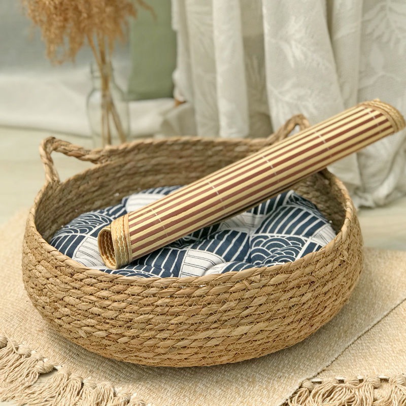 Four Seasons Universal Cat Scratching Board Rattan Removable And Washable Winter Cat Litter — image 8
