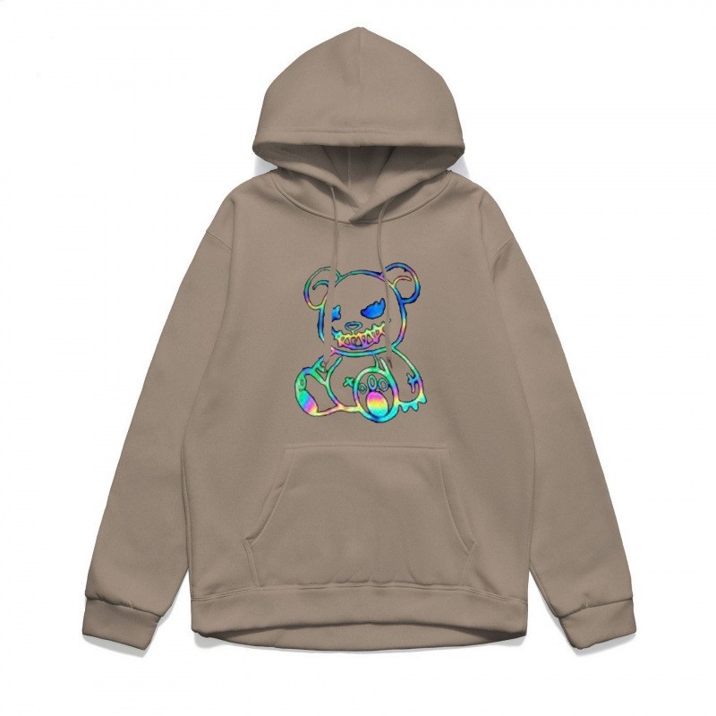 Bear Hoodie Street Trendy Brand Hooded Sweatshirt Casual Loose Fit — image 4