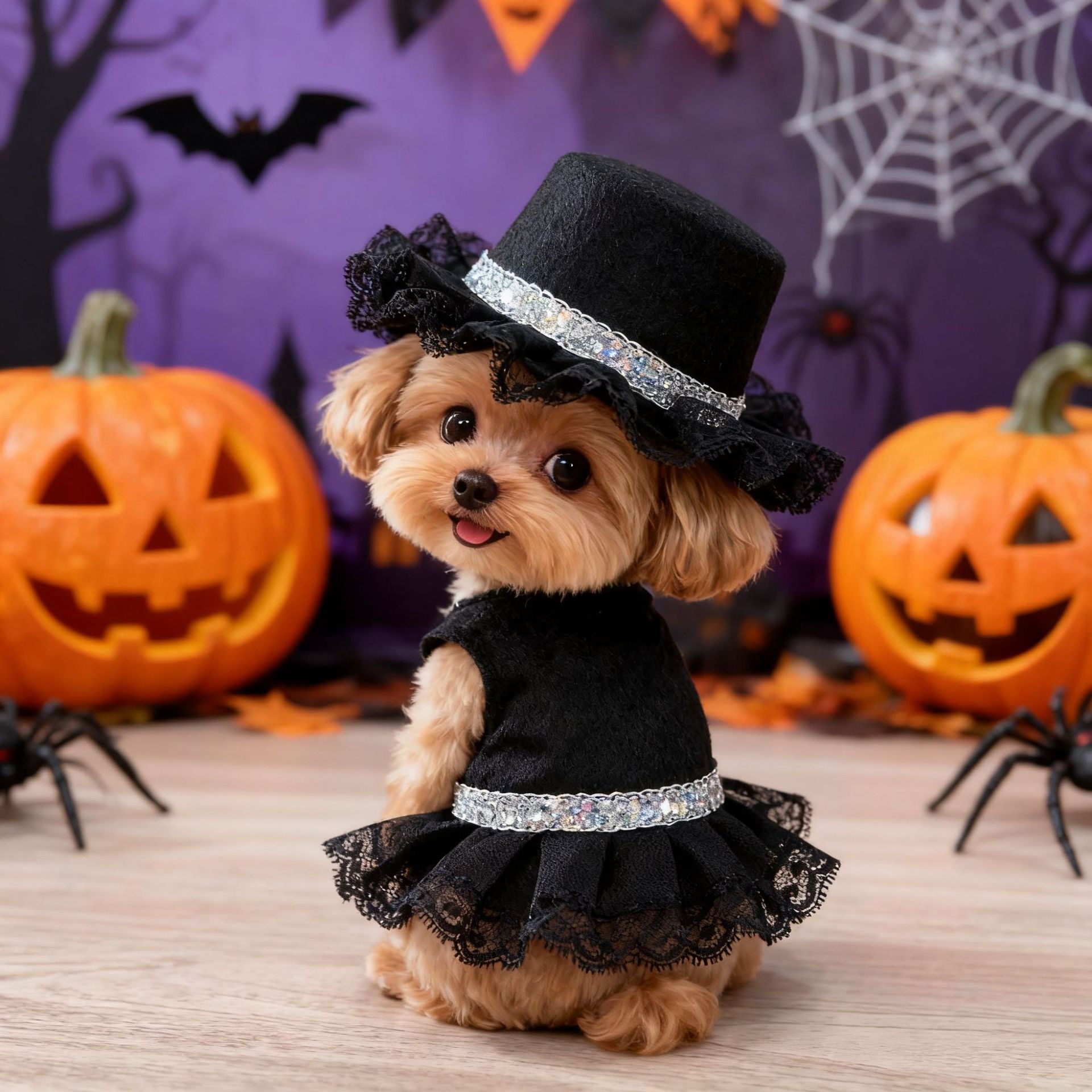 Sombrilla de Fiesta para Mascotas Serie Completa de Animales Miniatura Navidad Halloween Cumpleaños — imagen 3