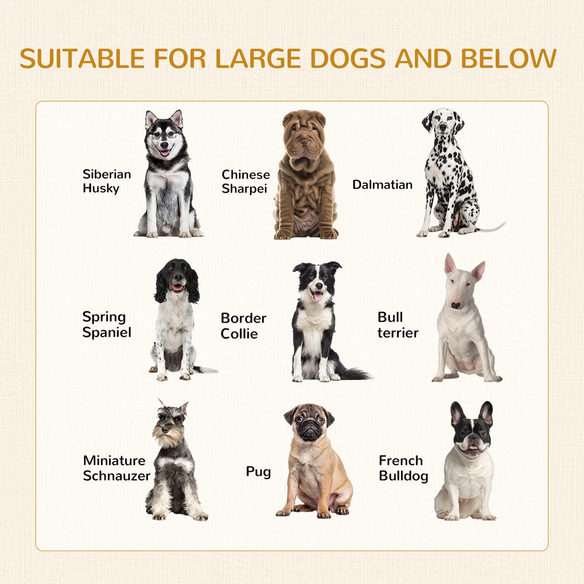 Pet Crate End Table with Water-resistant Cushion or Large Medium Dogs, White — image 3