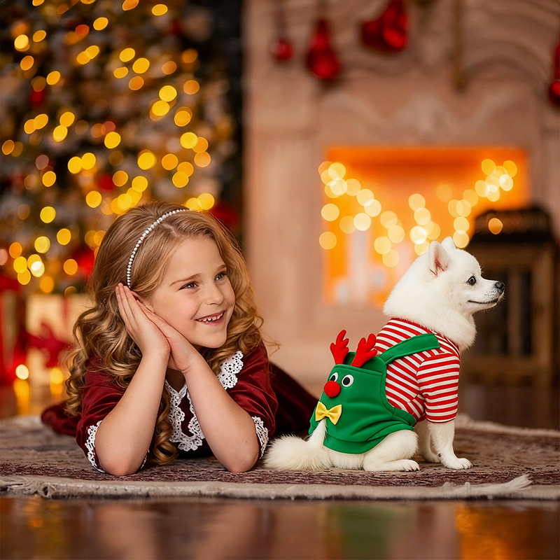 Festive Pet Apparel - Joyful Christmas Coats & Santa Suits for Dogs, Cats | Cute Cosplay — image 4