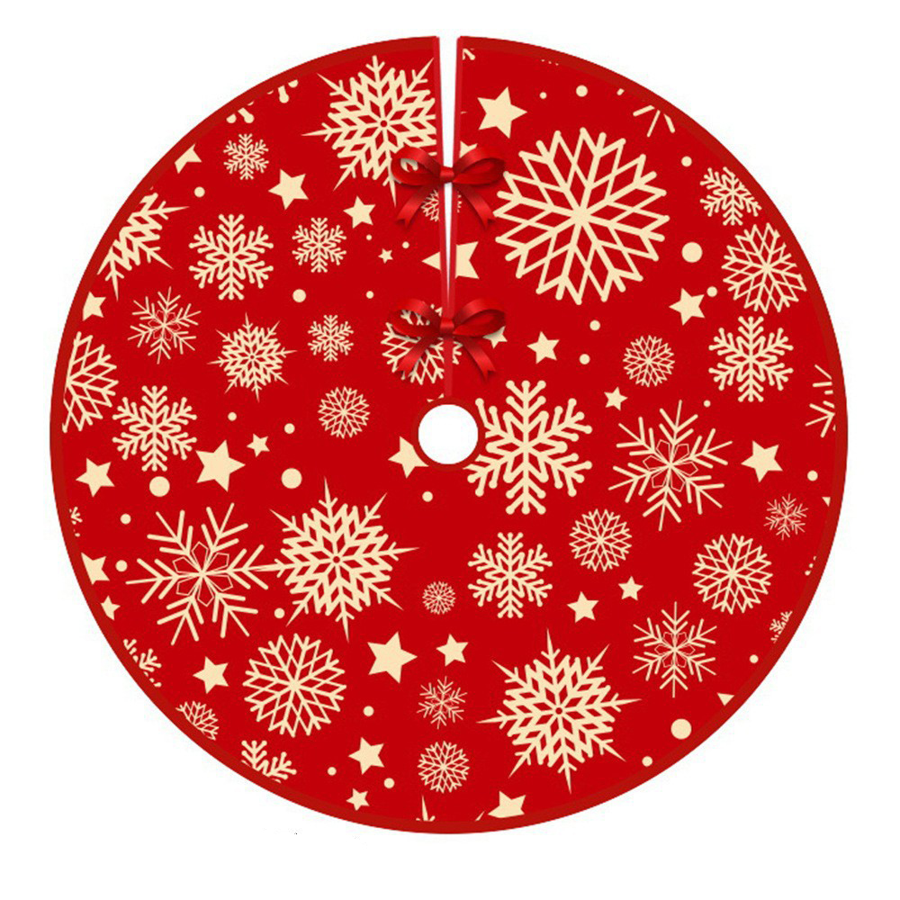 New Christmas Tree Skirt Creative Old Man Snowman Elk Pattern Tree Bottom Decoration Christmas Tree Ornaments — image 6