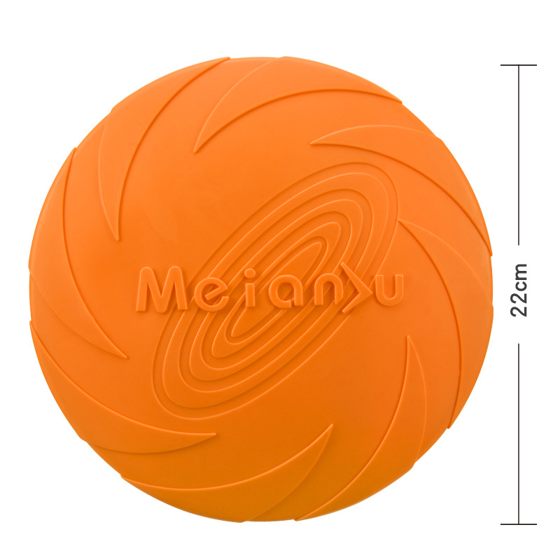 Meianju Dog Frisbee Pet Toys Interactive Toys Pet Frisbee Floating Bite resistant Retrieving Training — image 8