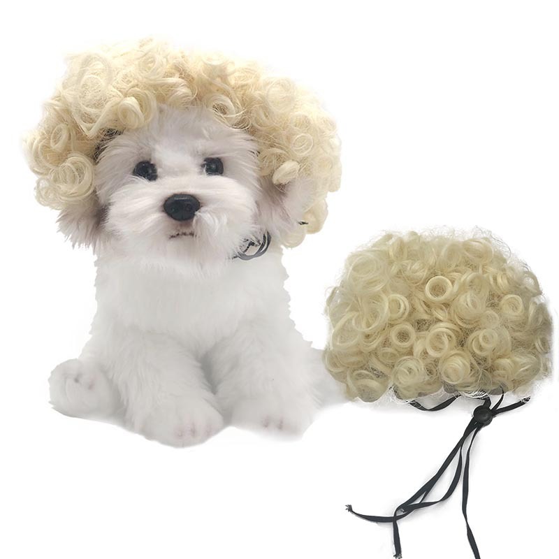 Accesorio de peluche para mascotas con pelo rizado y liso para Halloween — imagen 7