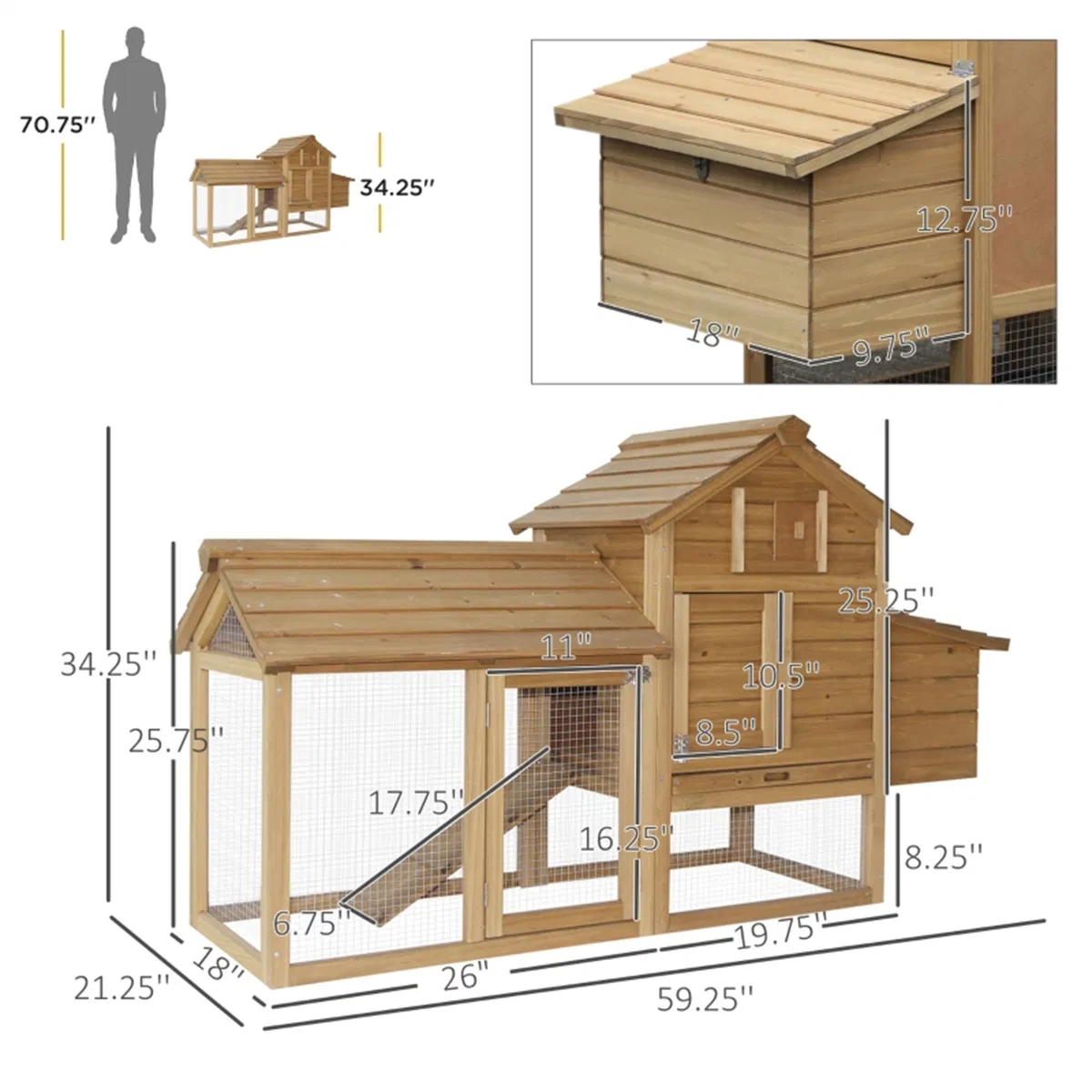 Wooden Chicken Coop — image 2