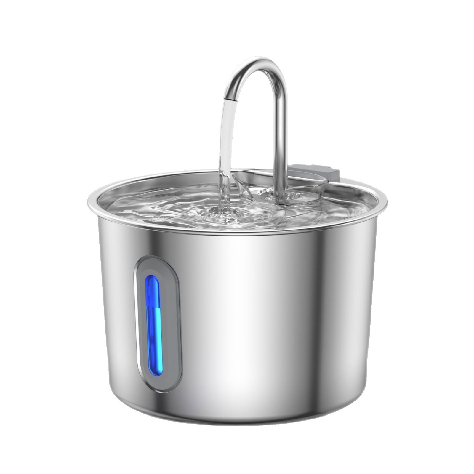 Pet Water Dispenser Stainless Steel Automatic Circulating Cat Dog Water Fountain with Filtration and Anti-Leakage Design — image 6