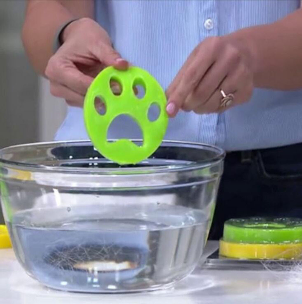 Limpiazo de Pelo de Mascotas Lintero para ropa de mascotas Coger y eliminar pelo de perros y gatos del lavado — imagen 2