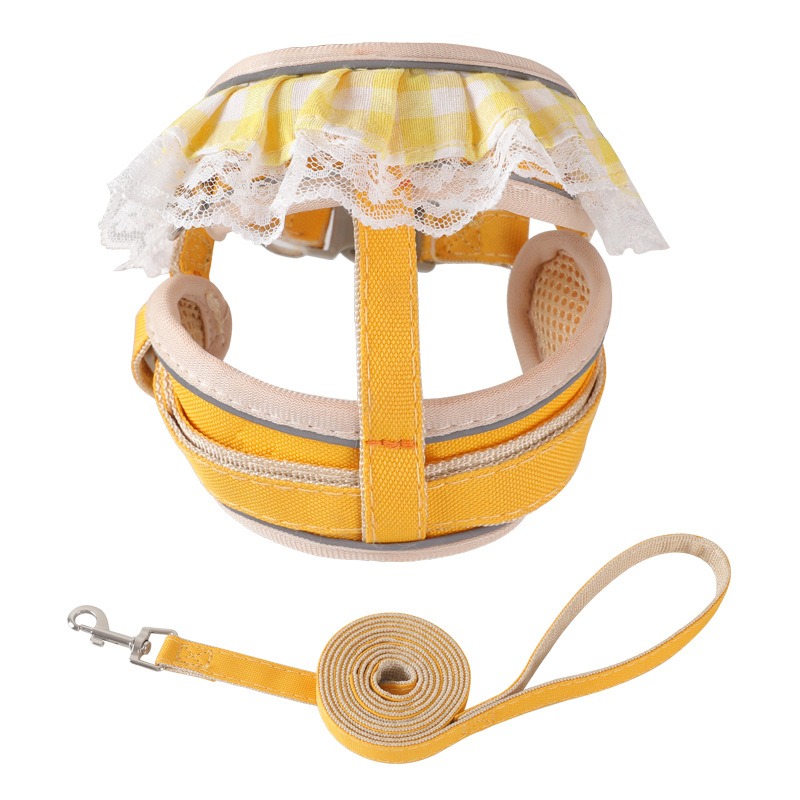 Fashion New Cat Anti-Breakaway Leash Small Dog Chest Strap Teddy Bichon Dog Chain Adjustable — image 7