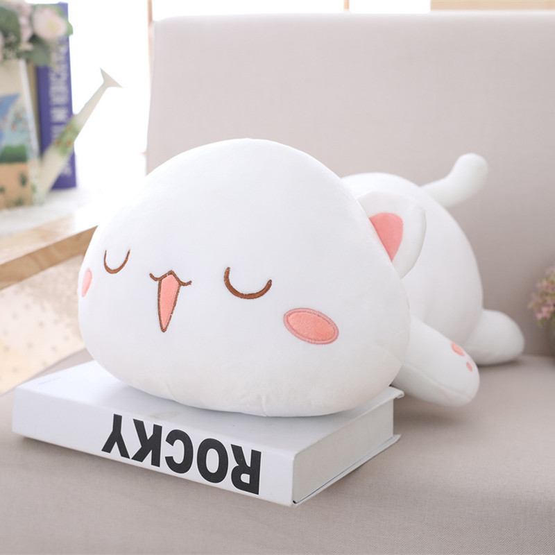 Gift Manufacturers Toys Plush Toys Black Cat New Doll Cute White Cat Girlfriend — image 2