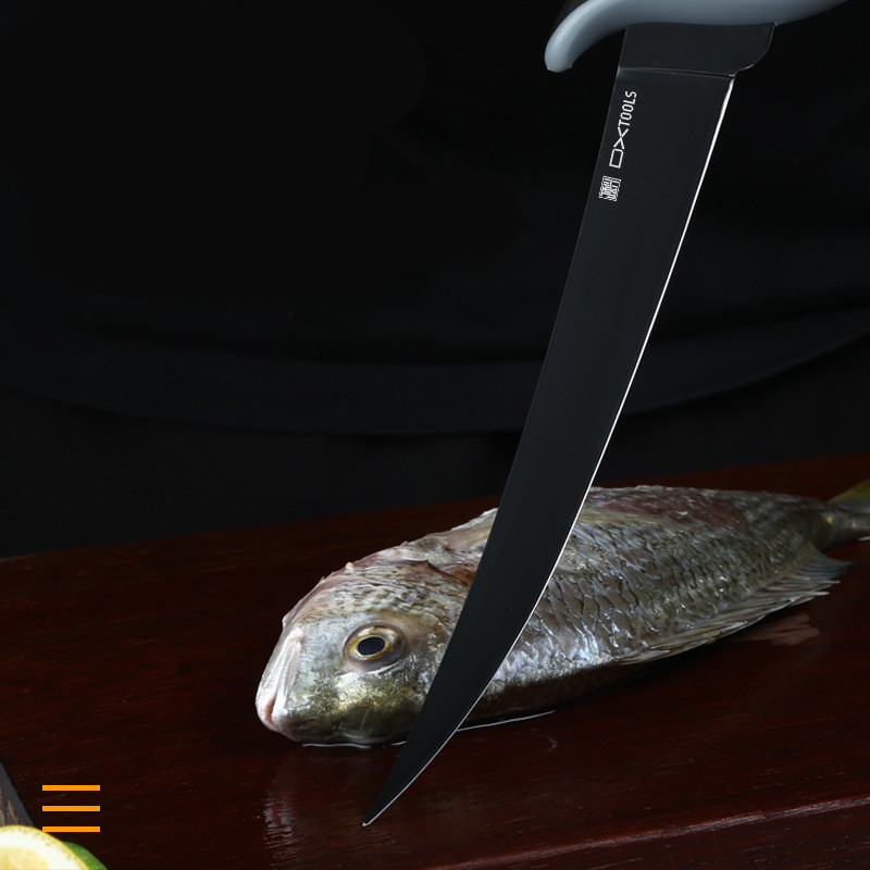 Golf Fishing Knife With Leather Handle — image 1