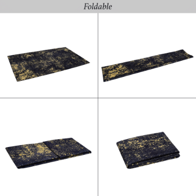 LOOM LUXE 5x8 Area Rug For Bedroom, Washable Rug, Low-Pile, Non-Slip, Non-Shedding, Foldable, Kid Pet Friendly - Area Rugs For Living Room, Bedroom, Kitchen Wedding Gift — image 12