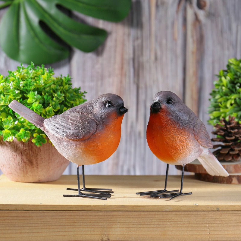 Outdoor simulation bird resin ornaments — image 5