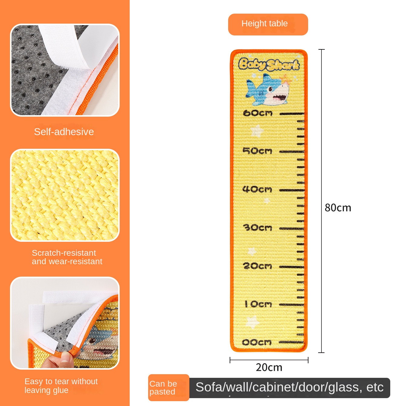 Artistic Jute Cat Scratcher Wall-Mounted Vertical Cat Scratch Pad Non-Shedding Cat Toy — image 10