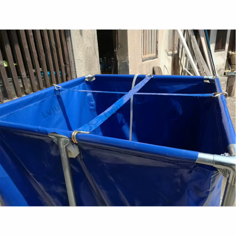 Lvju Fish Aquarium Tank 92 Gallon 350 Liter 100*100*35cm Koi Pond — image 5