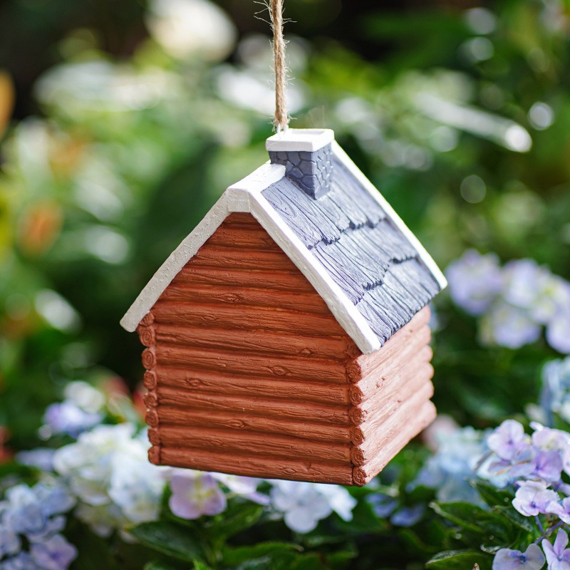 Garden Balcony Outdoor Bird House Tree Hanging Decoration — image 2