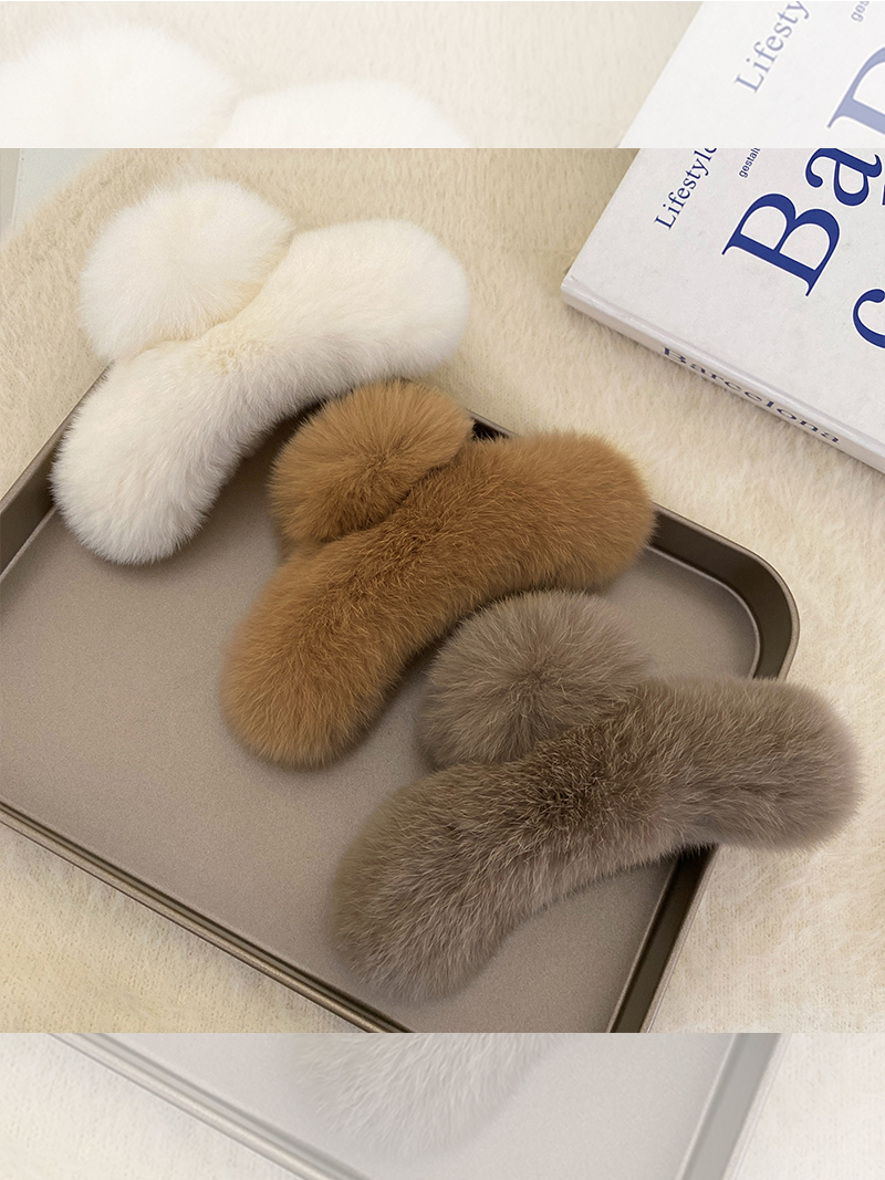 Broche de Plush para Conejos Grandes con Luz, Cepillo de Pelo para Mujer — imagen 5