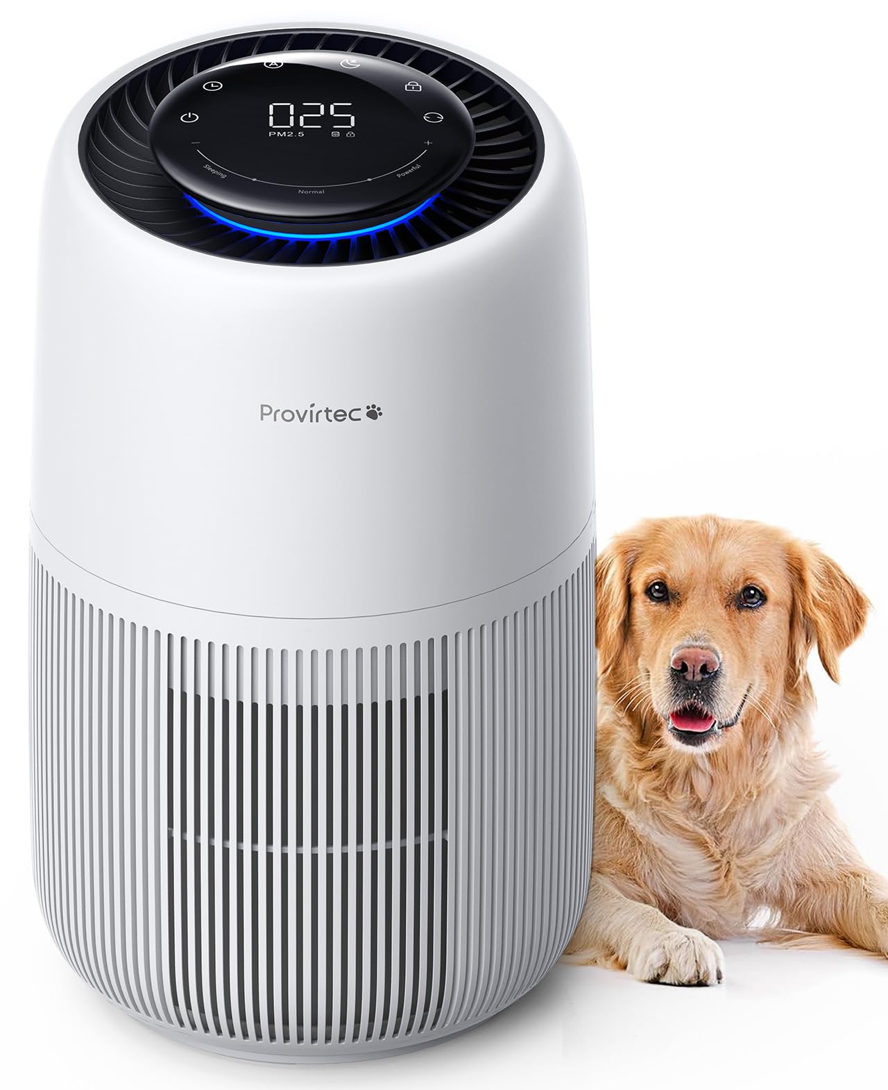 Pet Air Purifier Enhanced Activated Carbon Air Intake For Hair Odor Dander Allergies, 5-Stage H13 True HEPA, Pet Pre-Filter PM2.5 Auto Mode For Bedroom HomeP — image 1