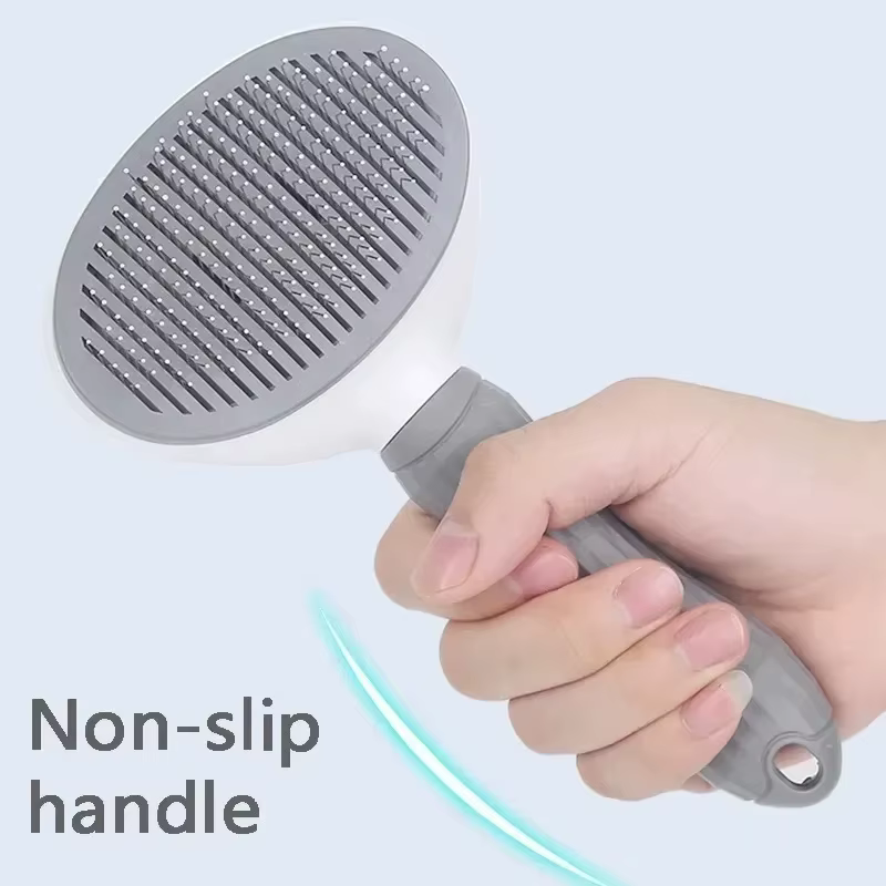 Pet Dog Brush Cat Comb Self Cleaning Pet Hair Remover Brush For Dogs Cats Grooming Tools Pets Dematting Comb Dogs Accessories — image 3