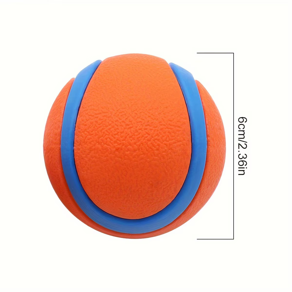 Pelota de Mordisqueo Resistentente en Silicón para Perros - Juguetes Interactivos para Razas Medianas con Limpieza Dental y Diversión — imagen 6