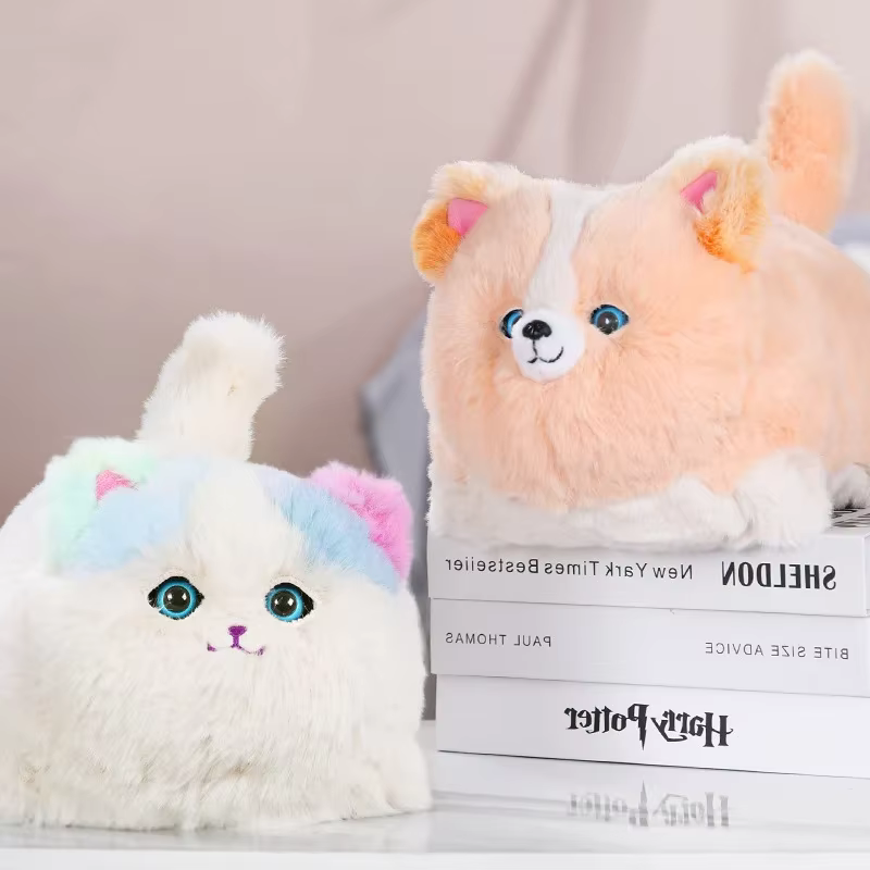 Juguetes de Peluche Eléctricos de Simulación: Gato y Perro Adorables, Interactivos para Niños, Huggy Pets, Habla, Juguete Electrónico, Regalo para Niños, Cumpleaños — imagen 6
