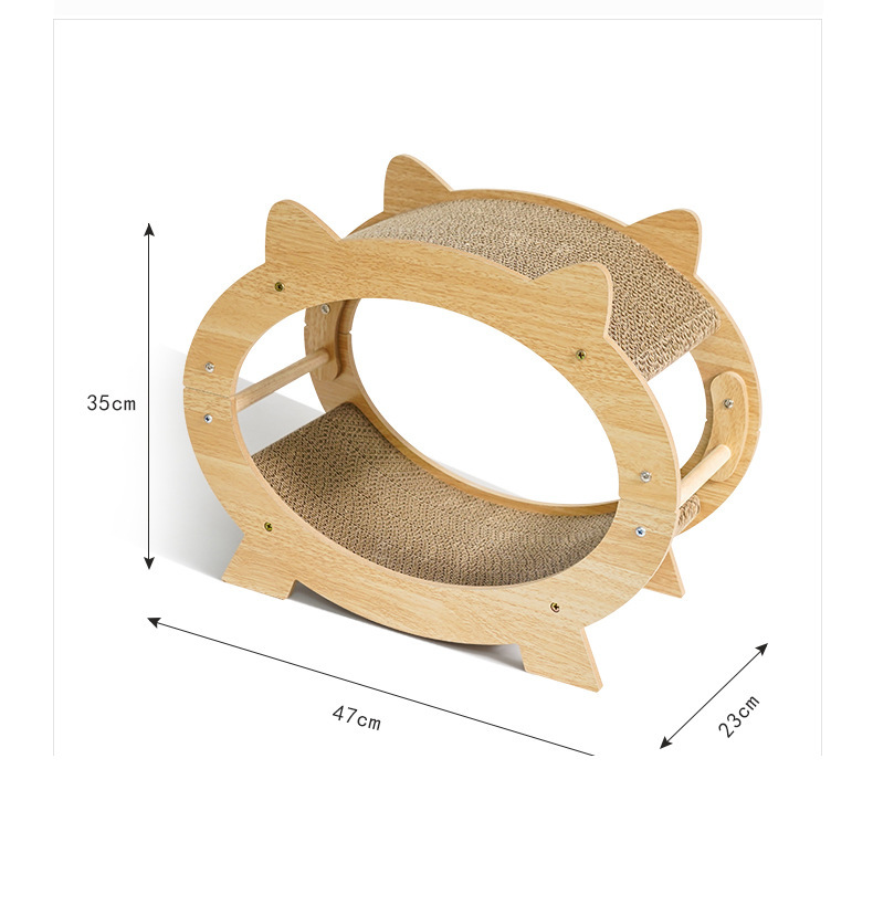 Tablero de rasguño resistente a la fisuración, ayuda auto-suficiente para alivio del gato — imagen 1