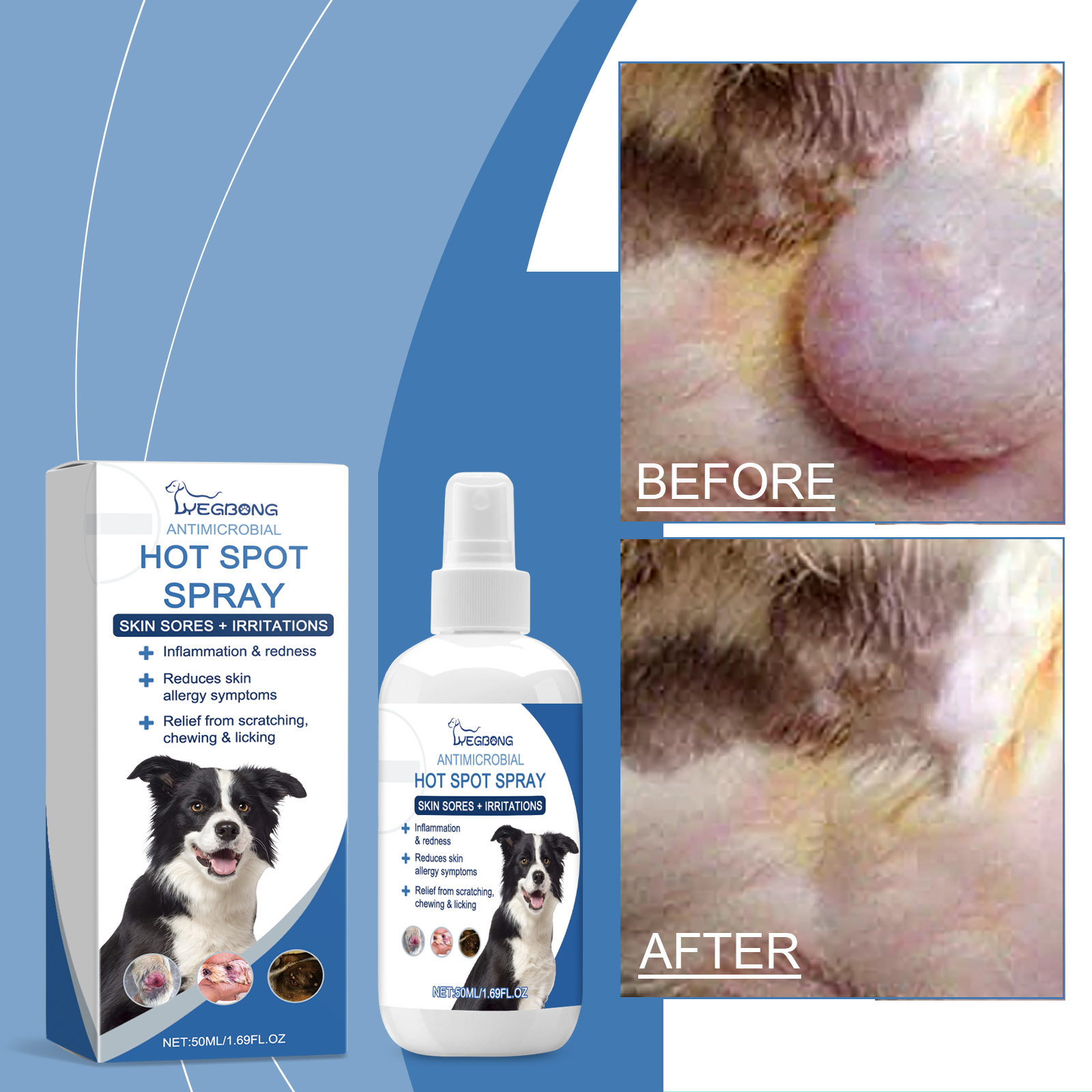 Spray para Cuidado de la Piel Canina y Felina - Brillanteza Natural — imagen 4