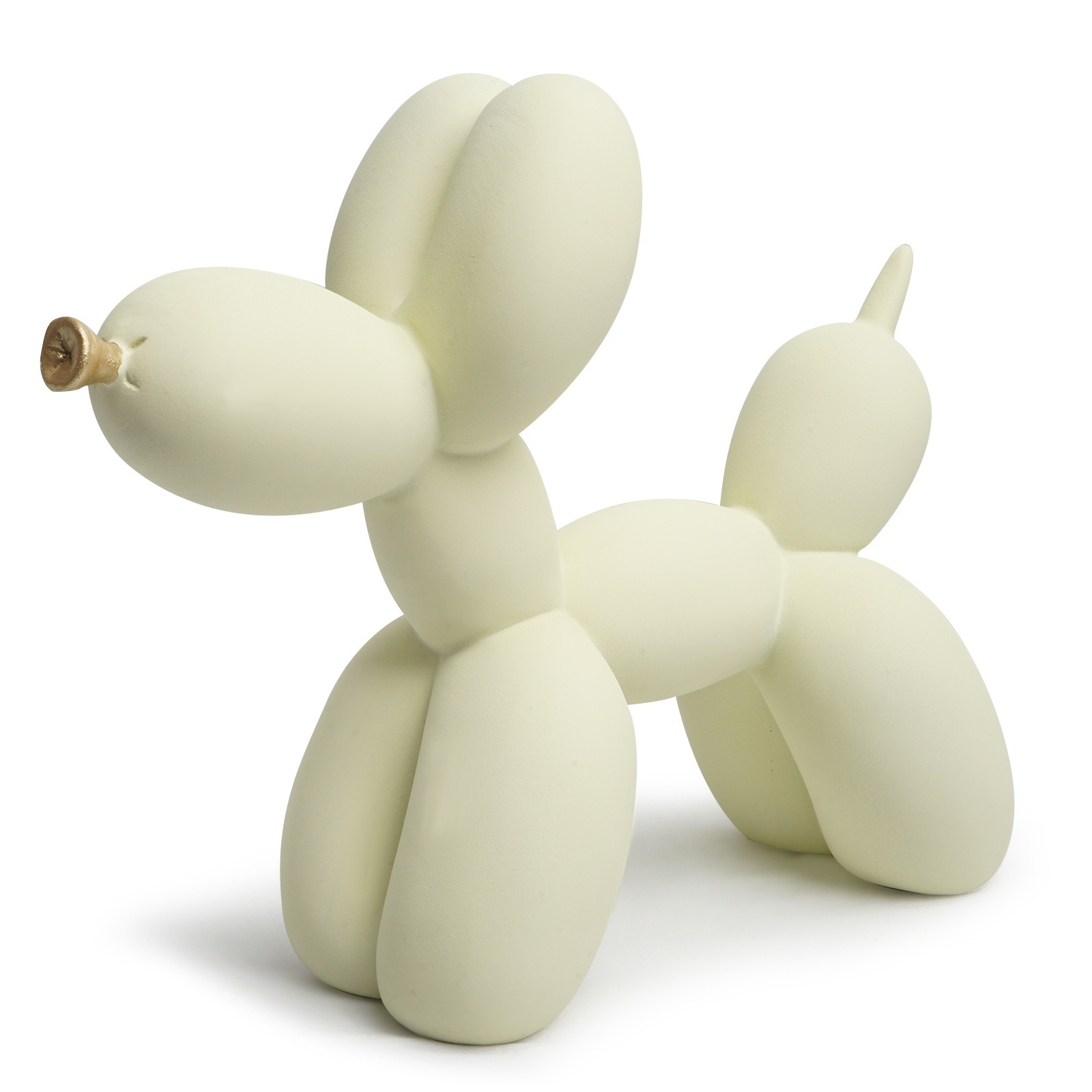 Perro de globo decorativo para hogar en beige simple — imagen 6
