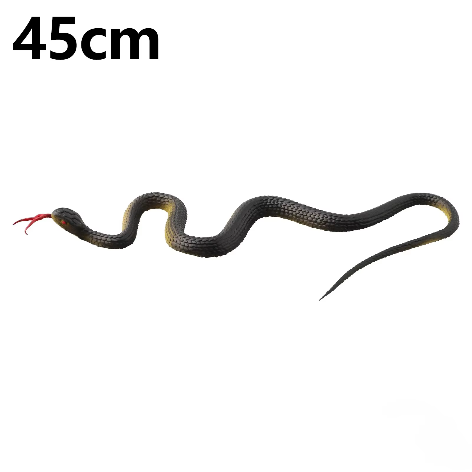 Fake Realistic Rubber Toy Snake Simulation Anaconda Scary Halloween To Scare Birds Props Prank Trick Toy Accessories — image 5
