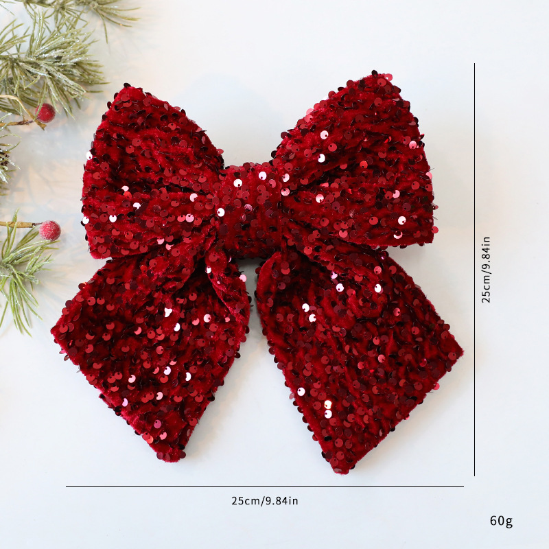 Decoración de Mariposa Navideña con Glitter, Adorno para Ventana, Ornamento de Navidad — imagen 8