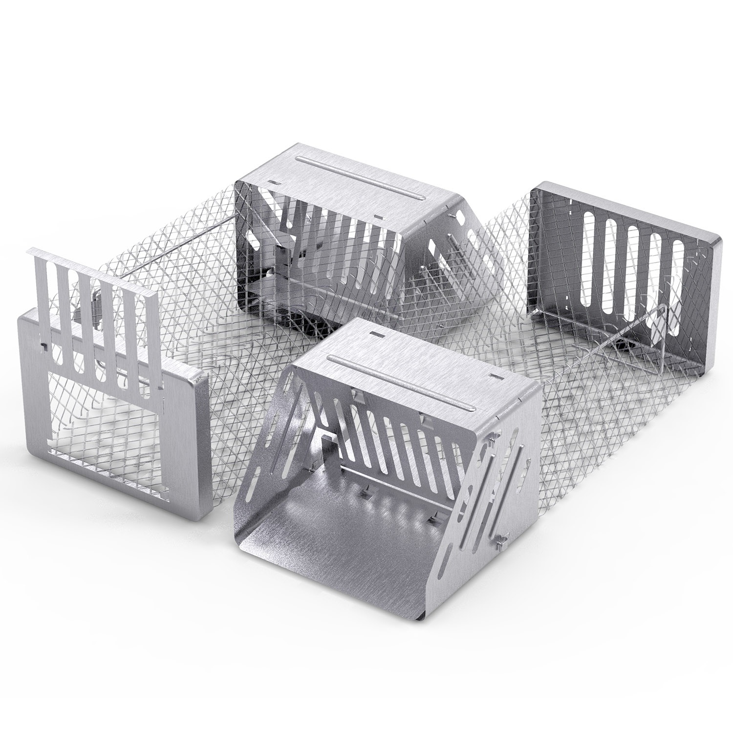 Trampa Automática Continua de Ratas con Puerta Única y Humana para Roedores Pequeños — imagen 6