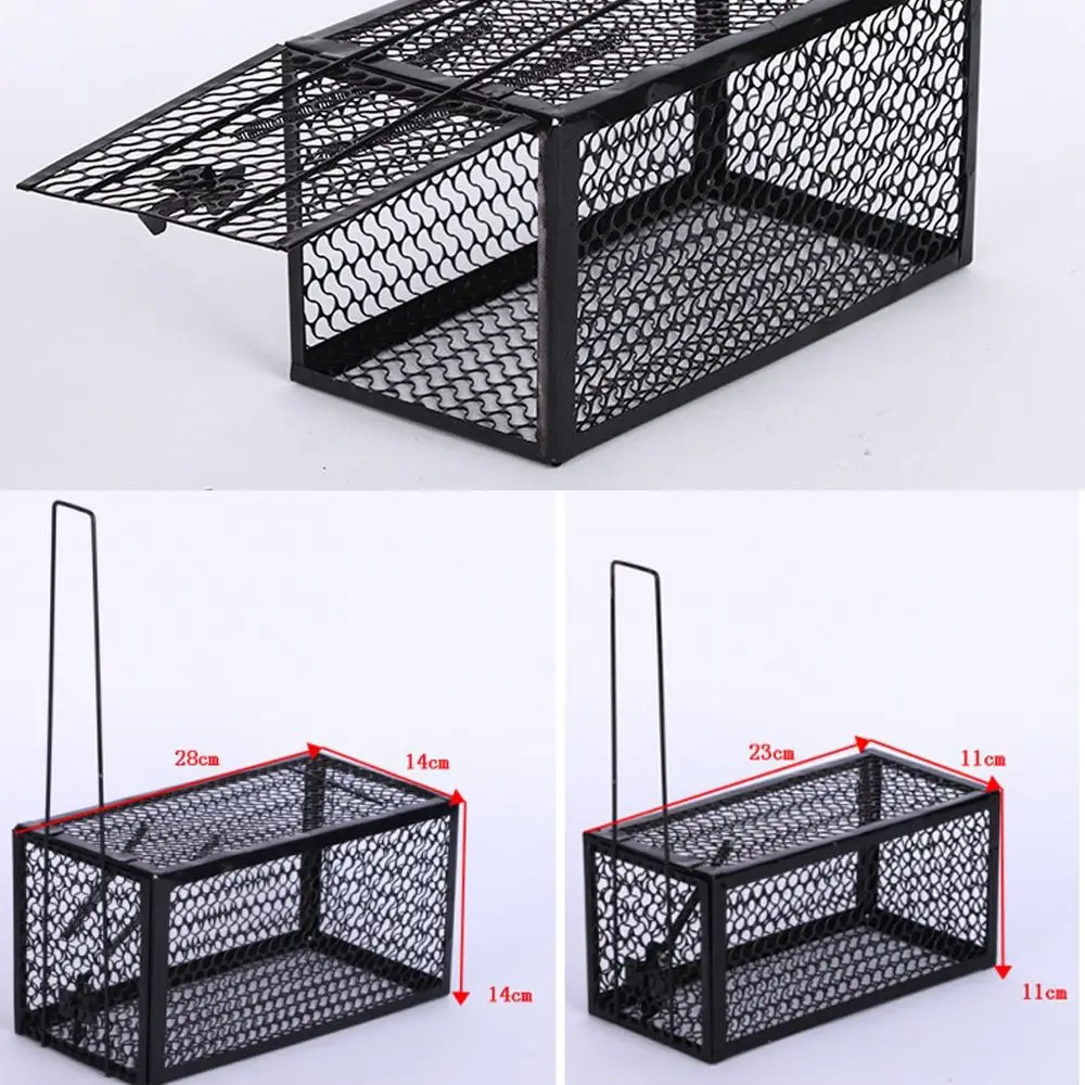 Self-locking Trap Catcher Mouse Rat Bait Mice Live Box Mice Trap Cage Household Mouse Catcher Animal Control Hamster Iron Cage — image 7