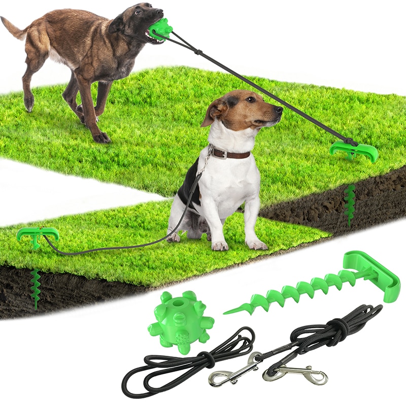 Outdoor tying dog pegs and pegs tying dog leash dog toy New pet products pet toys — image 10