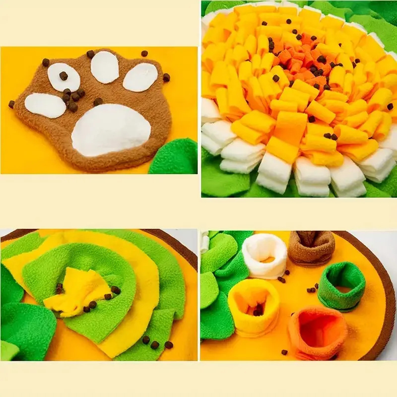 Pet Puzzle Snuffle Mat Slow Feeder Blanket Mental Stimulation Toy — image 7