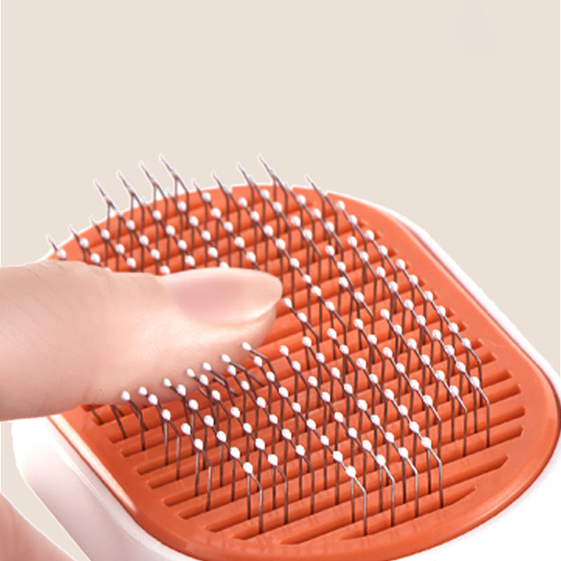 Pet comb pet hair removal brush cat and dog comb automatic hair removal and beauty brush — image 3