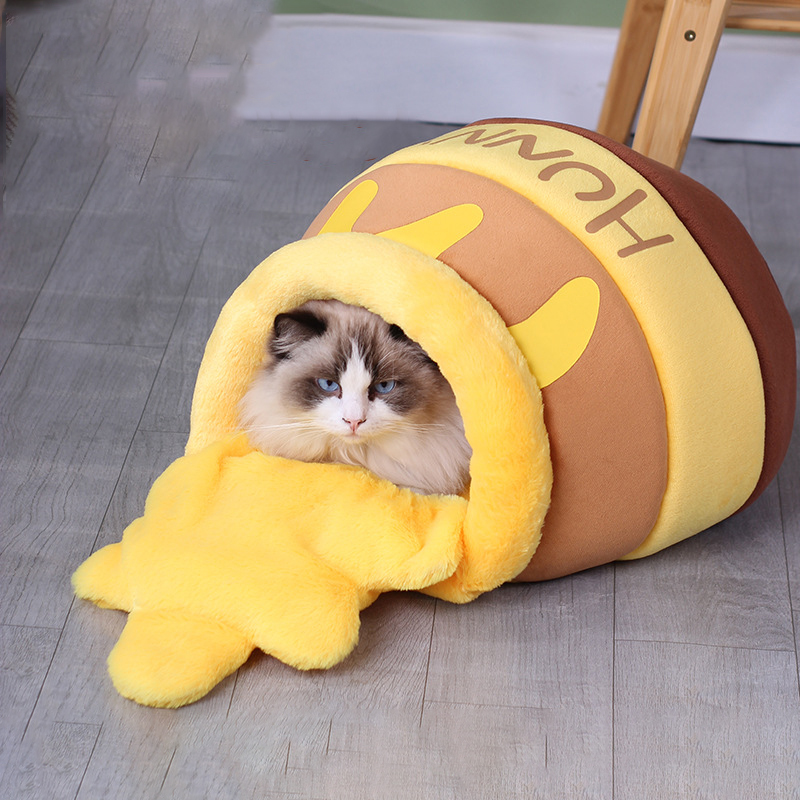 Honey Jar Pet Cat Kennel Winter Warm Pet Supplies — image 1