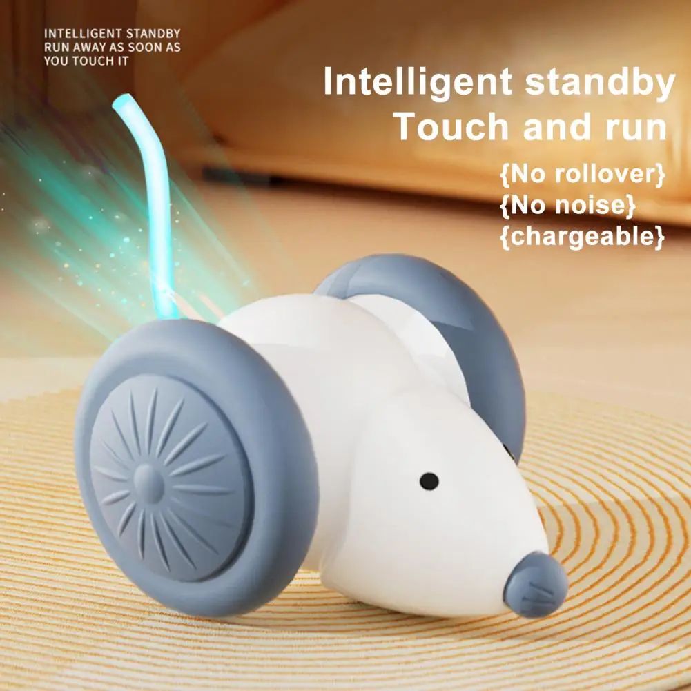 Cat Toys Interactive Electric Mouse Cat Toy Automatic Cat Teasing Stick Pet Supplies — image 5